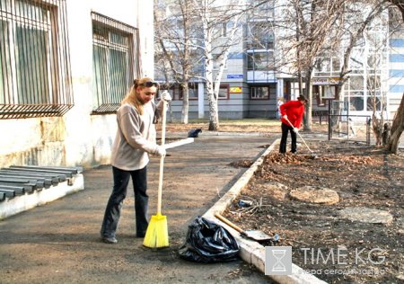 В Бишкеке открылся месячник по благоустройству