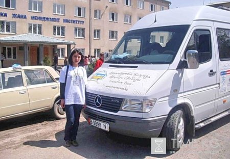 «Автобус свободы», стартовавший 18 апреля достиг города Каракол. «Автобус свободы», стартовавший 18 апреля достиг города Каракол.