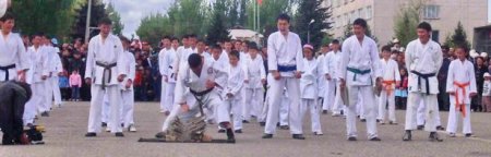 В Караколе завершился парад в честь 66-ой годовщины победы Великой Отечественной войны В Караколе завершился парад в честь 66-ой годовщины победы Великой Отечественной войны