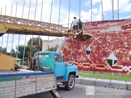 На берегу озера Иссык-Куль, возможно, появится самое большое в мире фарфоровое панно