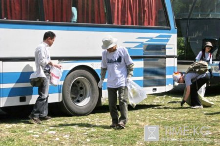 Cубботник по очистке территории Государственного природного парка «Ала-Арча»