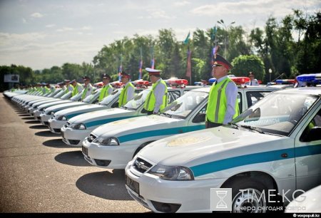 Дорожная полиция Алматы ужесточает контроль за автомашинами с госномерами Кыргызстана