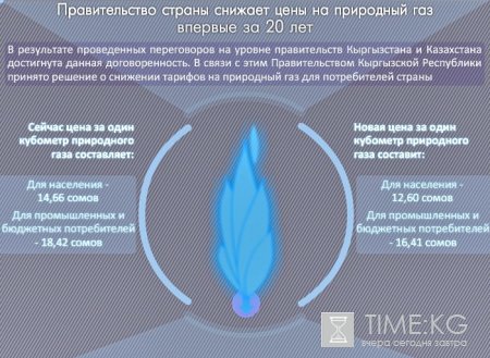 Правительство страны снижает цены на природный газ впервые за 20 лет Правительство страны снижает цены на природный газ впервые за 20 лет