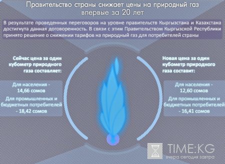 Правительство страны снижает цены на природный газ впервые за 20 лет